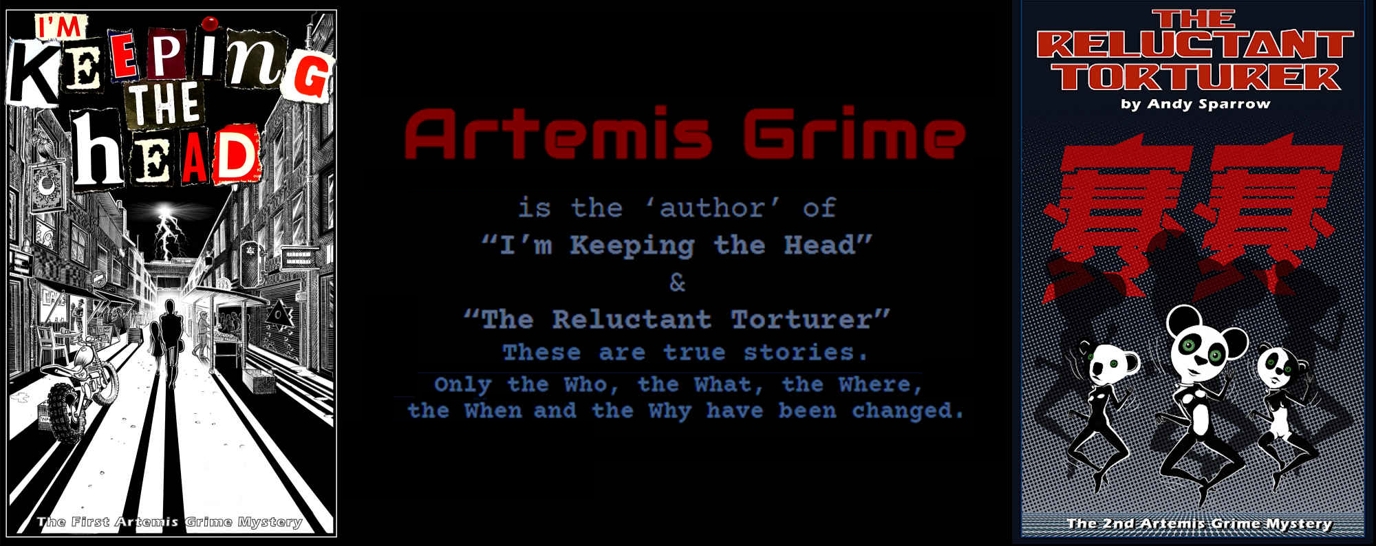 Artemis Grime Novels by Andy Sparrow